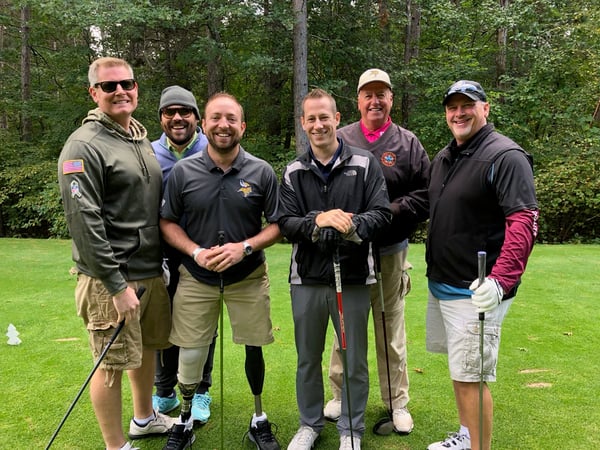 John Kriesel golfing